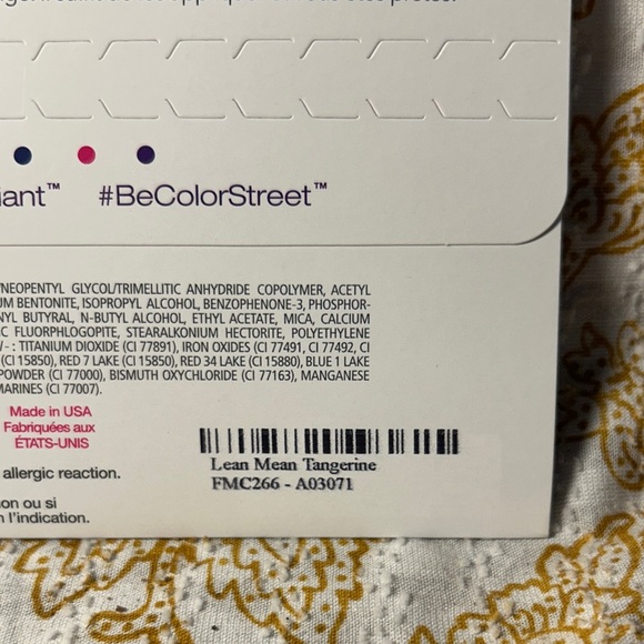 Color Street Vibrant Orange Nail Strips Trio - Picture 9 of 9